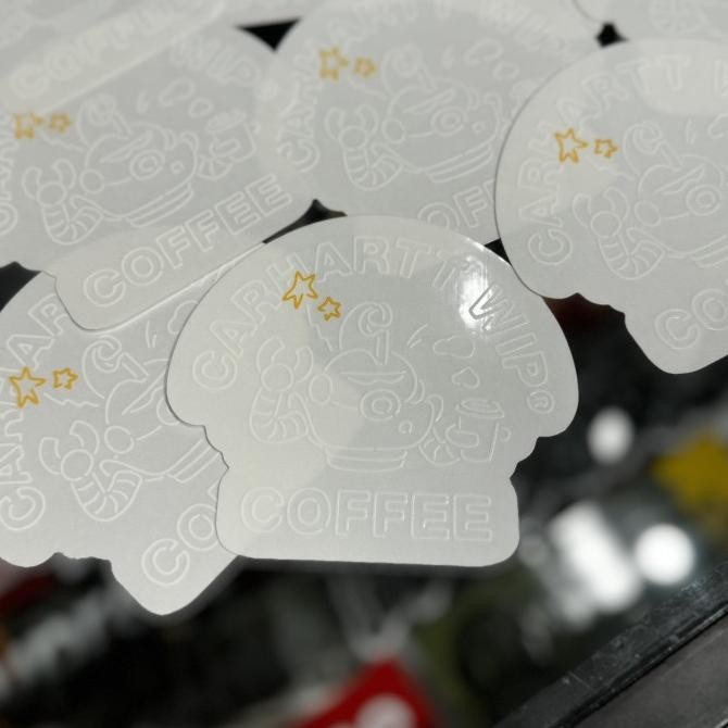 

CARHARTT WIP - COFFEE STICKER TRANS murah