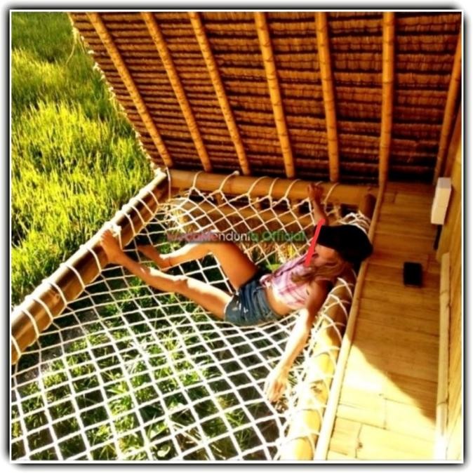HOT SALE Jaring Nilon 8mm Pengaman/Hammock/Loft net/Cargo/Climbing/Outbound Ayunan Gantung