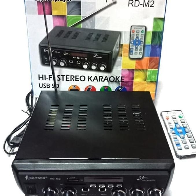 Rayden RD-M2 mini usb digital player Mp5 , karaoke 2 mic murmer mantap