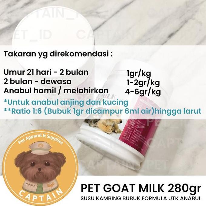 

GOAT MILK POWDER SUSU KAMBING BUBUK UNTUK HEWAN PELIHARAAN VITAMIN PROBIOTIK ANJING KUCING [terbaik]
