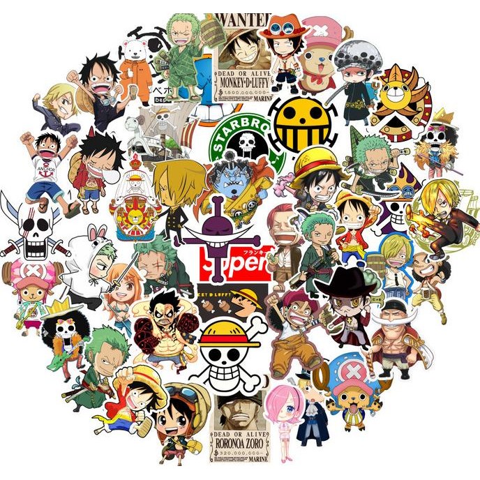 

Stiker Sticker Anime One Piece Paketan murah
