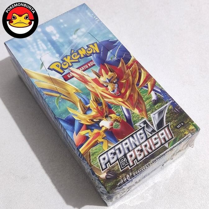Grosir Kartu Pokemon Pedang & Perisai V Sc1A Set A Booster Box 20 Pack Tcg