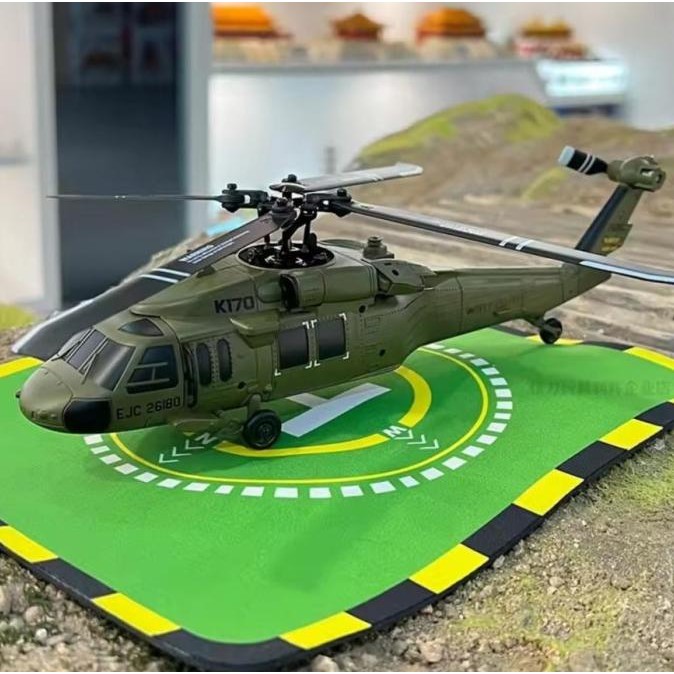 Sale Wl Toys Xk K170 Black Hawk Uh-60L Rc Helicopter Millitary 2.4Ghz 4Ch 6-Axis Gyroscope Rtf