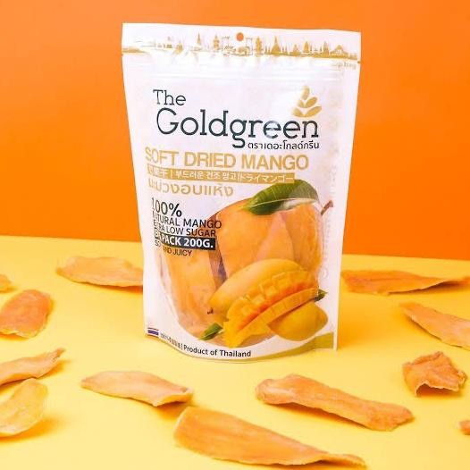 

The Goldgreen Soft Dried Mango Mangga Manisan Thailand Dried Mango