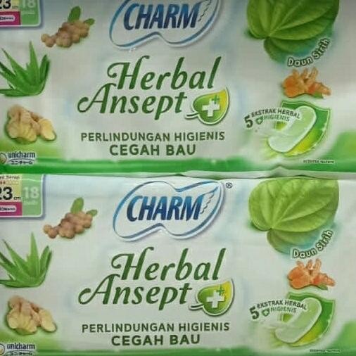 

Buruan serbu] charm herbal ansept 23cm non wing 18pads