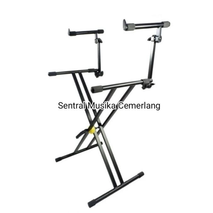 Stand Keyboard Double 2 Susun Import K-582 Co