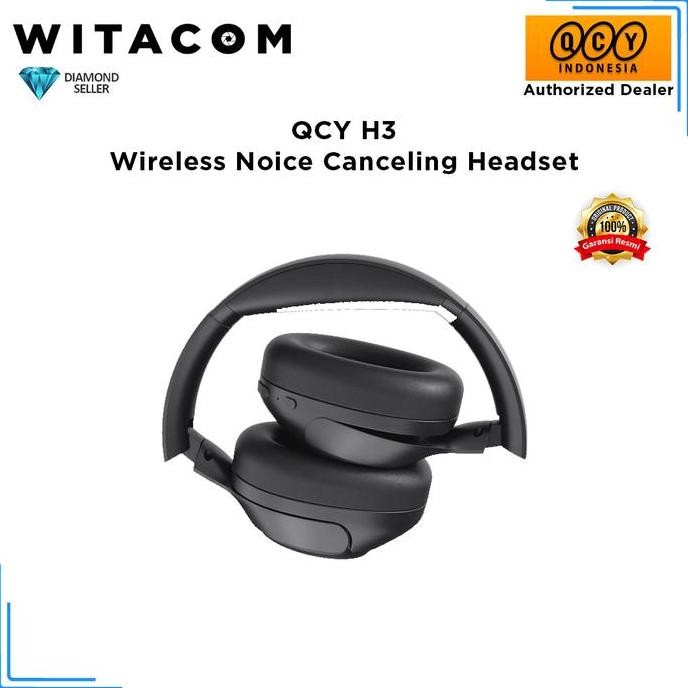 Grosir Qcy H3 Wireless Noise Canceling Headset - Garansi Resmi