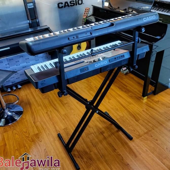 Stand Keyboard Piano Susun Double 2 Stand Keyboard Import Kaki Piano Co