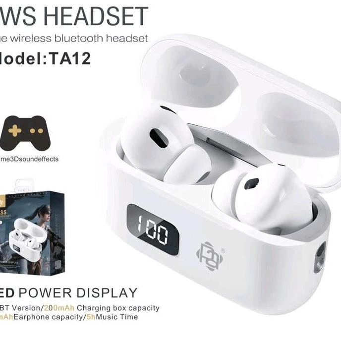 Sale Headset For Bluetooth Papada Ta12 . Henset  Wireless  Earphone Handsfree