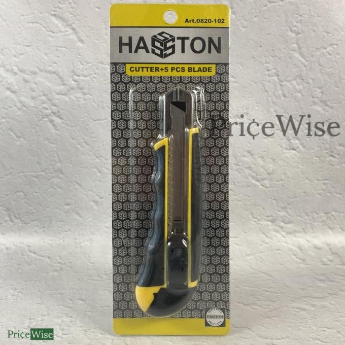 

<<<<<] Pisau Cutter gg Karet + Isi 5 pcs Hasston 0820-102 / Knife / Kater