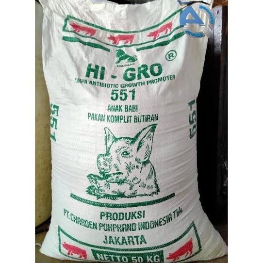 Bisa Gosend Pur Babi 551 Charoen Pokphand 1 Karung 50 Kg
