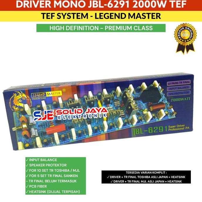 Grosir Kit Driver Power Amplifier For Jbl6291 Jbl-6291 Jbl 6291 Driver Up To 2000W Super Driver Lege