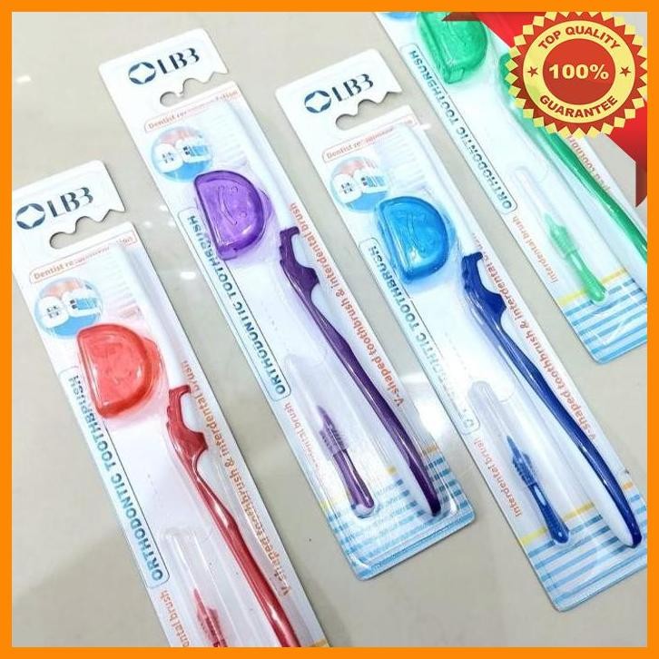 [DEN] SIKAT GIGI ORTHO LB3 SIKAT BEHEL ORTHO V BRUSH+ INTERDENTAL BRUSH MINI