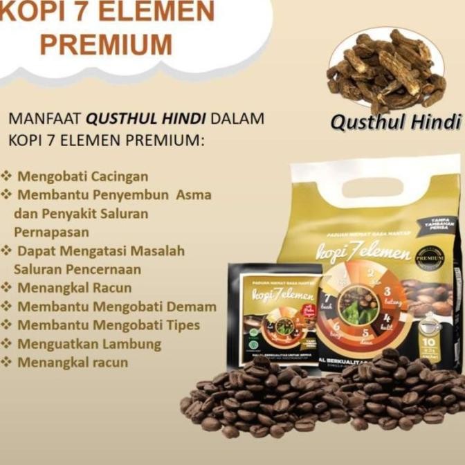 

Kopi 7 Tujuh Elemen Premium Hni Hpai Coffe Sevel Premium