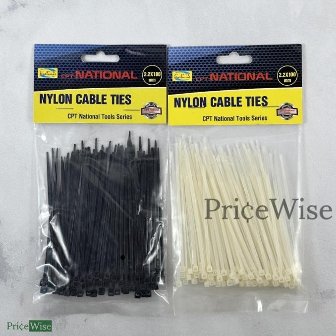 

] Kabel Ties 2.2 x 100 mm 100 pcs CPT National / Kabel Tis 10 cm