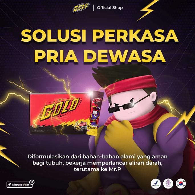 

Mister Golo Ginseng 1 Box Isi 5 Sachet Botanical Drink Rasa Banana Honey Mr Gold