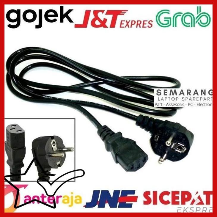 [SLS] KABEL POWER PC Monitor Komputer Cpu Colokan 3 Pin Kaki