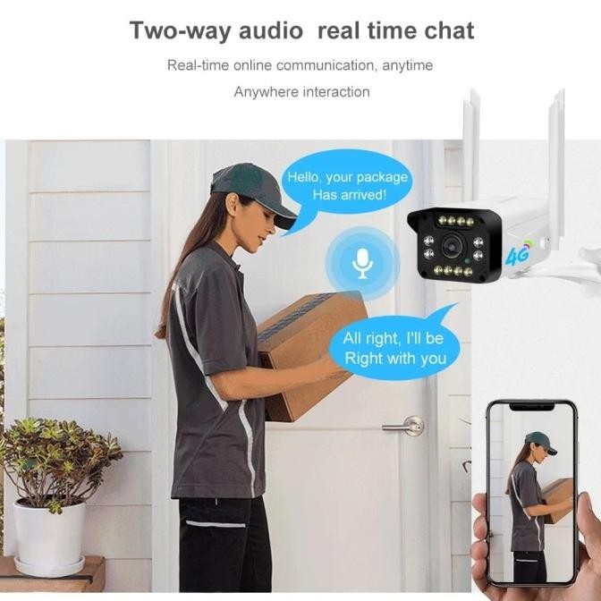 Sale Ip Camera Cctv Outdoor Yoosee Wireless Onvif Wifi Praktis Online 8Mp Colorvu