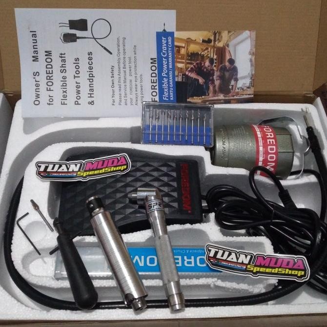 Bisa Grab Bor Tuner Porting Spr 105 Dan Foredom Lengkap Mata Cuner 3Mm