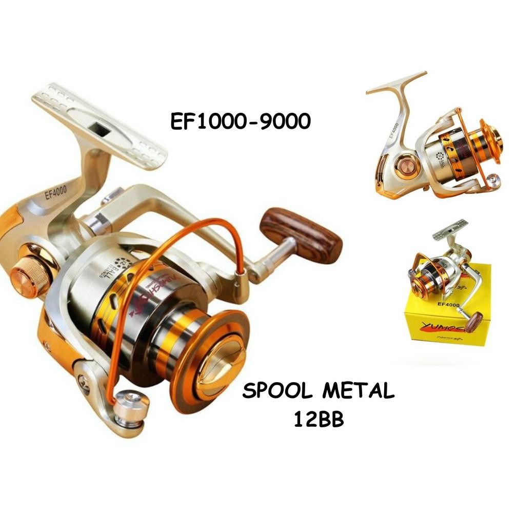 REEL YUMOSHI ALUMINIUM SPOOL 12BB EF 1000-7000