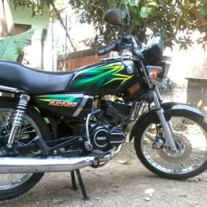 Striping Stiker Tangki Kiri Dan Kanan Rx King 2005 Hijau Original Original Dan Terpercaya