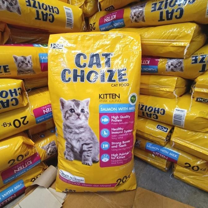 Promo Ekspedisi Cat Choize Kitten Salmon 20Kg Dryfood Cat Choize Salmon Kitten