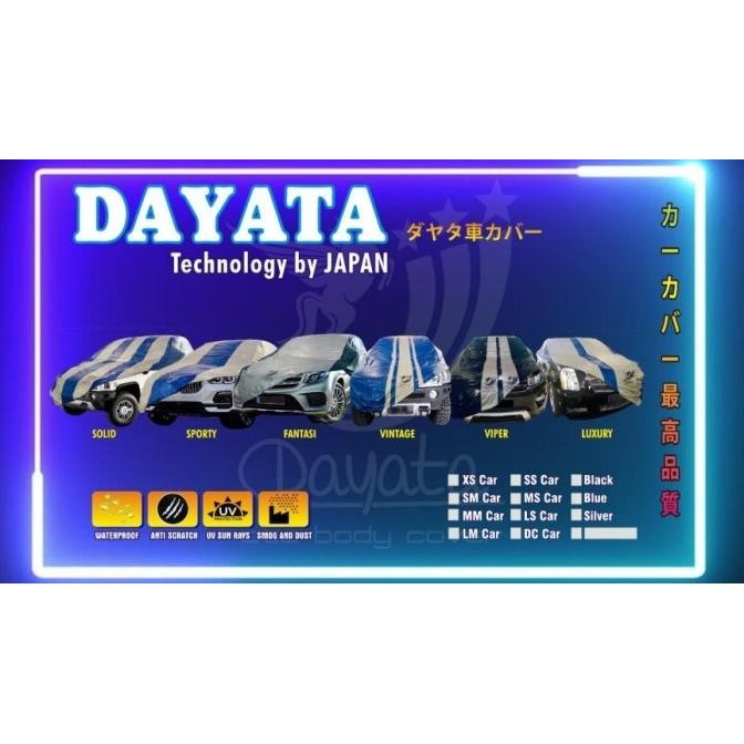 TERBARU - Body Cover Avanza Outdoor DAYATA S Mobil Premium Sarung Bungkus Tutup