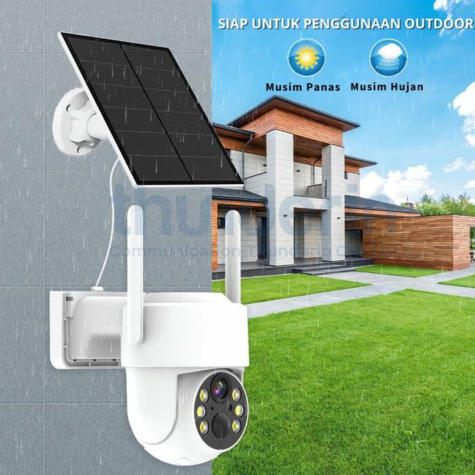 Sale Thunderin Camera Ip Wifi Support 4G , Gsm Solar Ptz Icsee Cctv Camera Full Color