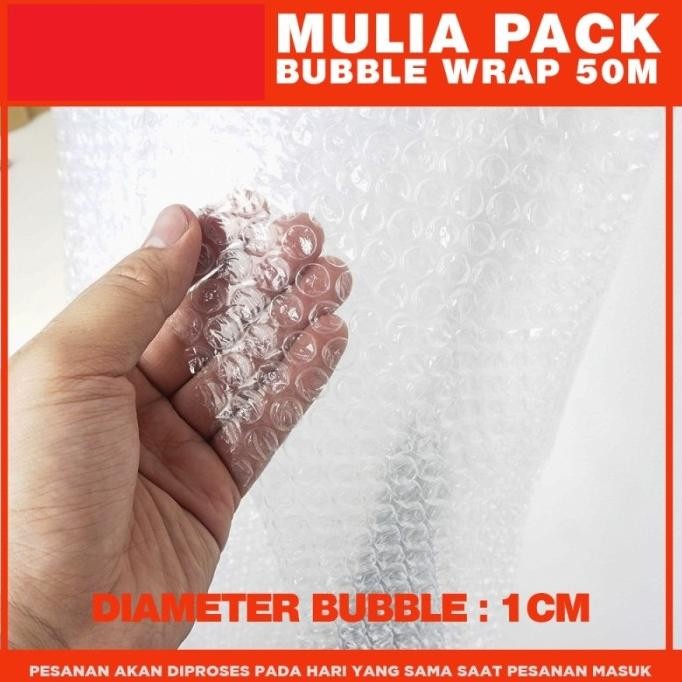 

(GOJEK/GRAB) BUBBLE WRAP MP/PLASTIK BUBLE PACKING MULIAPACK 125CMX50M murah