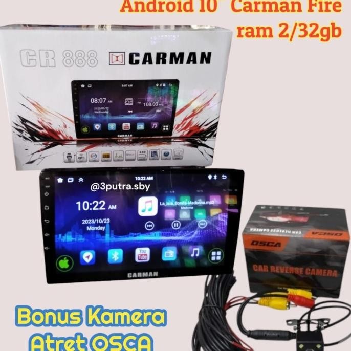 head unit Android Carman Fire 9inch ram 2gb / Android Carman 10" CR888