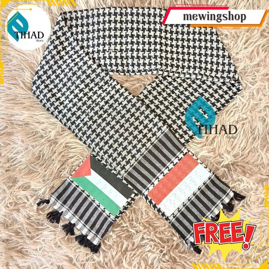 Syal Palestine Anak, Tk, Sd, Dan Juga Remaja/ Syal Palestine Dan Indonesia Cod