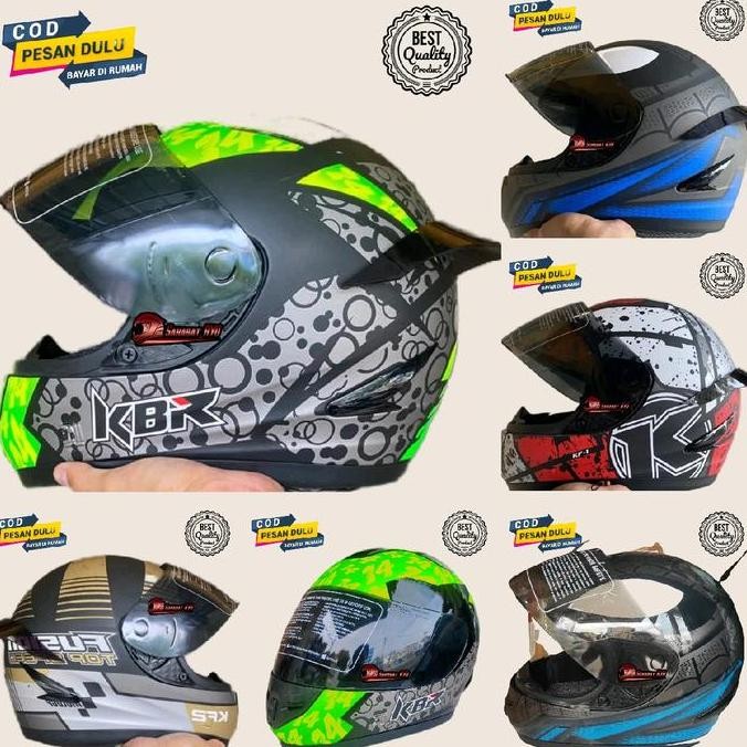 HELM MOTOR FULL FACE PAKET GANTENG SPOILER RREMIUM SNI COWOK PRIA DEWASA MURAH 2904T