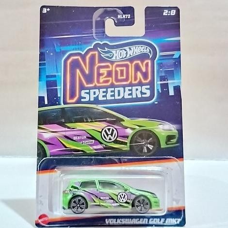 Hot Wheels Hotwheels VW VOLKSWAGEN GOLF MK7 Neon Speeders Hijau/Green