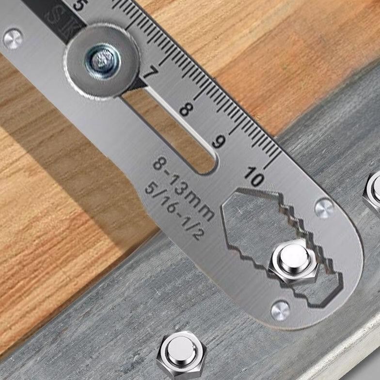 

Sd83 Senara Pisau Cutter Penggaris / Cutter Stainless Pemotong Kertas Tajam Anti Karat / Cutter Stainless 9In1 Multifungsi