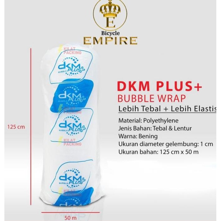 

Bubble Wrap DKM Plus Premium Quality 125 CM x 50 M Bicycle Empire murah