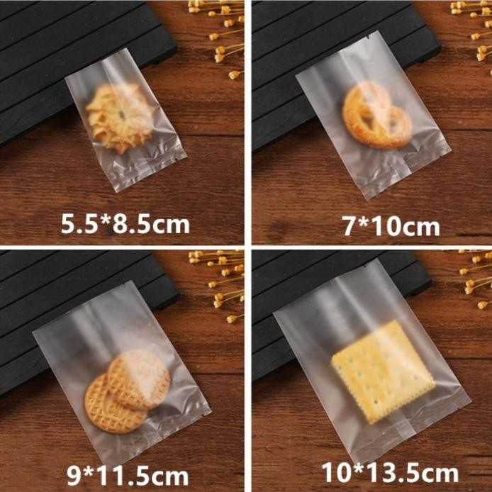 

100pcs Plastik Segel Cookie Doff Polos murah