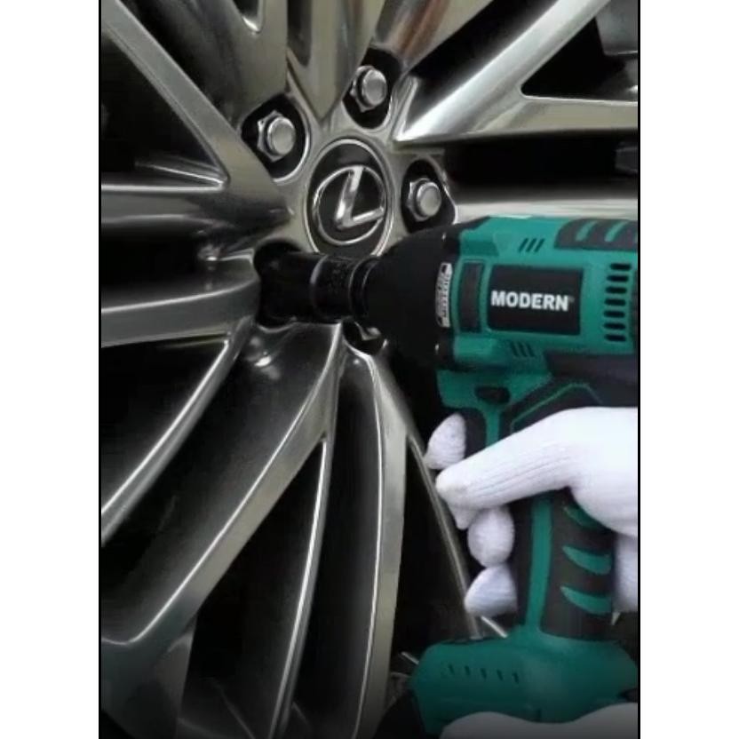 Impact Wrench Cordless Modern M65 Pembuka Baut Baterai Portable 20v 4Ah murah