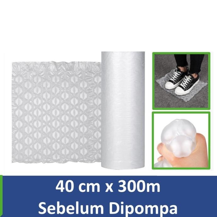 

Air Cushion Bubble Wrap 40cm 300M Anti Pecah murah