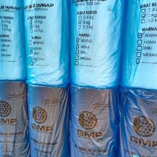 

BUBBLE WRAP MURAH GMP 3Kg ukuran 50m x 125m murah