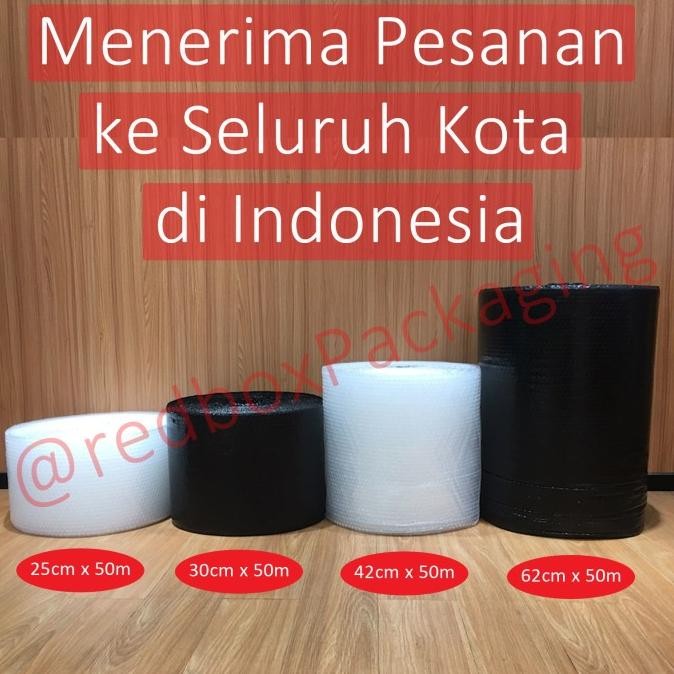 

KARGO_BUBBLE WRAP ROLL 125cm x 50m Harga EKONOMIS murah