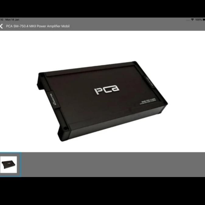 power PCA sm2-750.4 MKII power amplifier mobil pca sm 750