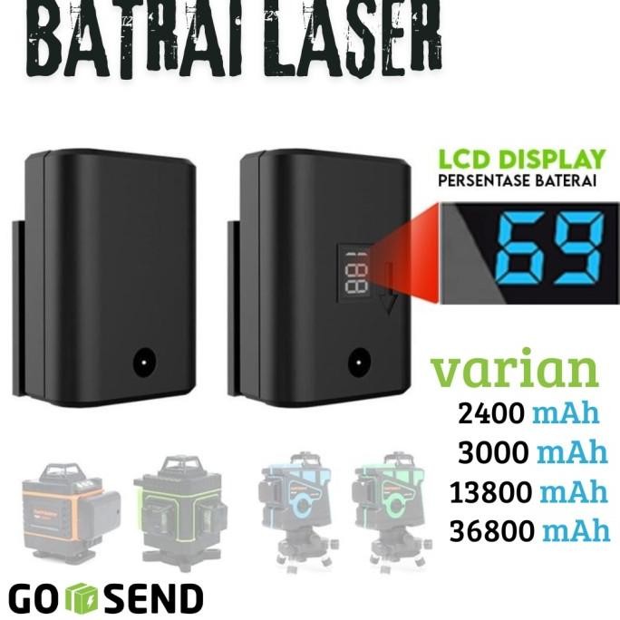 Baterai Level Laser Taffware Hilda Battery Laser Leveling Batrai Laser Level 16 Line 12 Line Batrai 