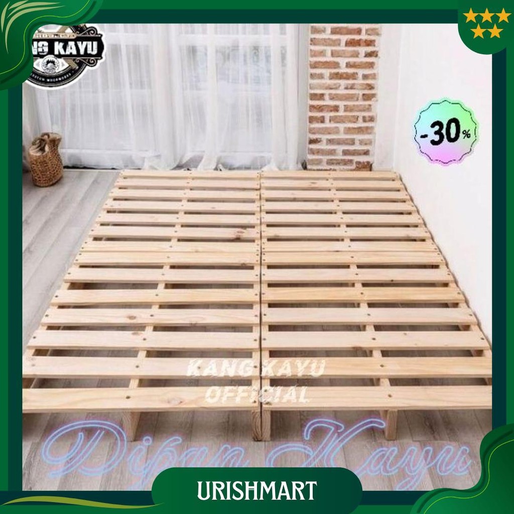 Dipan Kayu Palet Kayu Alas Kasur Minimalis 120X200Cm 140X200Cm Sale
