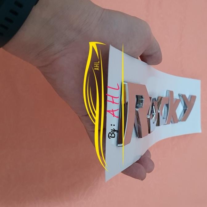 Engine Hood Emblem Daihatsu Rocky/ Logo Rocky/Logo Kap Mesin Rocky Original Dan Terlaris
