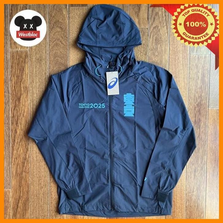[WES] ASICS X TOKYO MARATHON 2025 PERFORMANCE RUNNING JACKET HOODIE JAPAN EXCLUSIVE JAKET LARI OLAHR