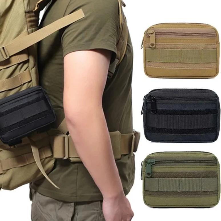 Edc Molle Waist Bag Tactical Pouch Medical Outdoor First Aid Bag Belt Pouch Sports Hunting Bag