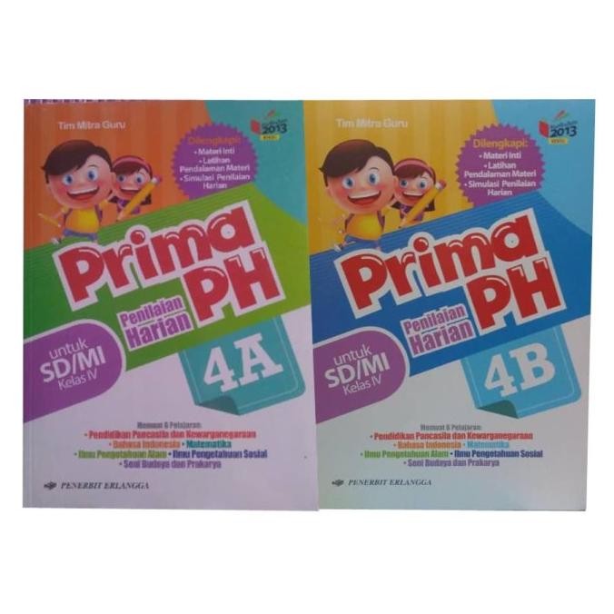 

ORIGINAL PAKET BUKU PRIMA PH KELAS 4A&4B K13N TIM MITRA GURU ERLANGGA
