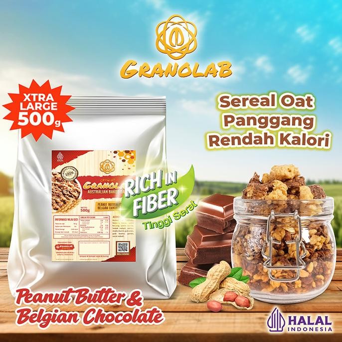 

PAKET BUNDLING ISI 2PCS | GRANOLAB 500GR | OAT CRUNCH 500GR