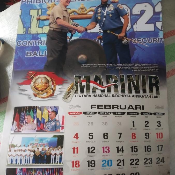 

KALENDER DINDING KORPS MARINIR 2024 TERBARU
