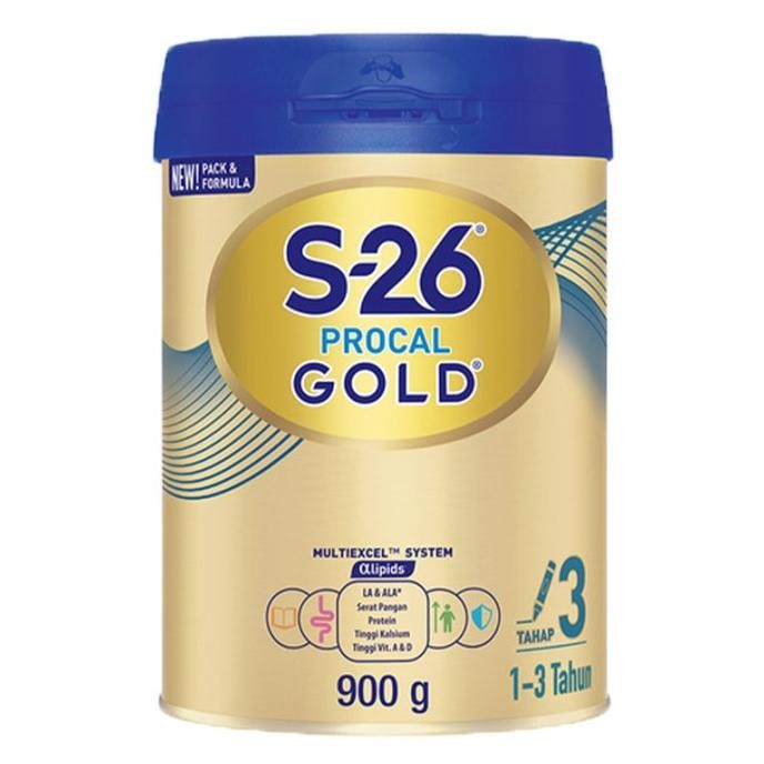 Promo S-26 Procal Gold 3 Susu Formula 1-3 Tahun S26 Procal